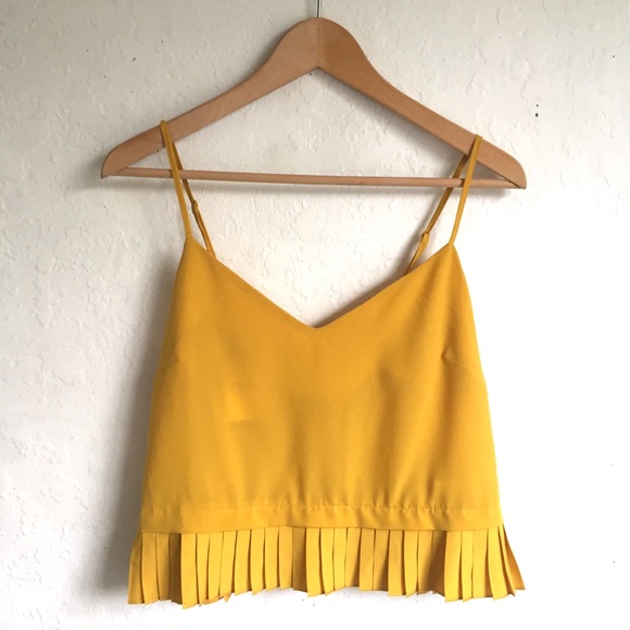 French Connection Tops - French Connection Polly Plains Pleated Hem Tank S